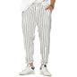 Men's Vertical Striped Stretch Trousers