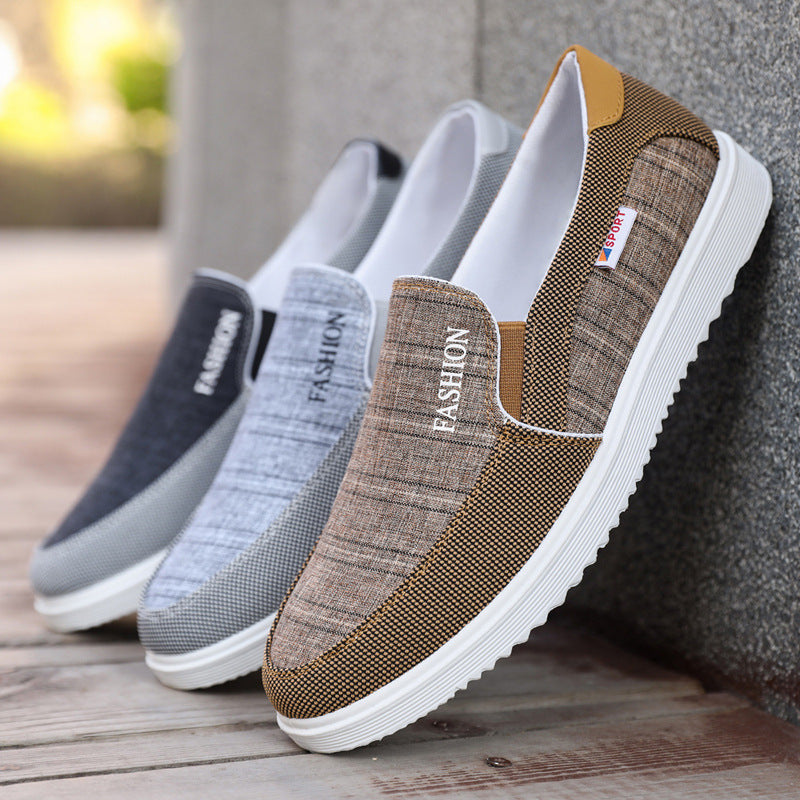 Men's Casual Shoes Board Shoes Breathable Canvas Shoes