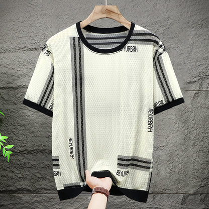 Thin Loose Fashion Half Sleeve Top T-shirt