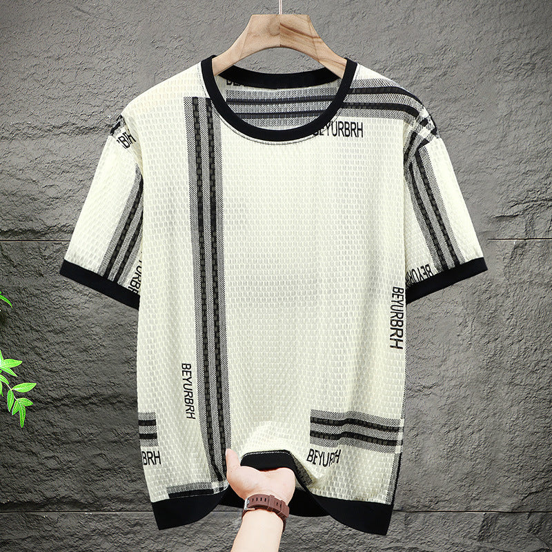 Thin Loose Fashion Half Sleeve Top T-shirt