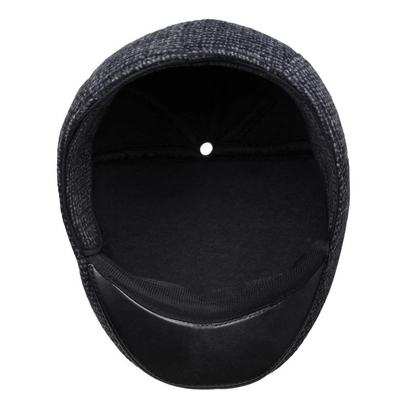 Men's Fashion Casual Winter Warm Peaked Cap