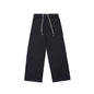 Comfortable Lazy Air Layer Loose Drape Knitted Straight Machete Sweatpants