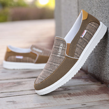 Men's Casual Shoes Board Shoes Breathable Canvas Shoes