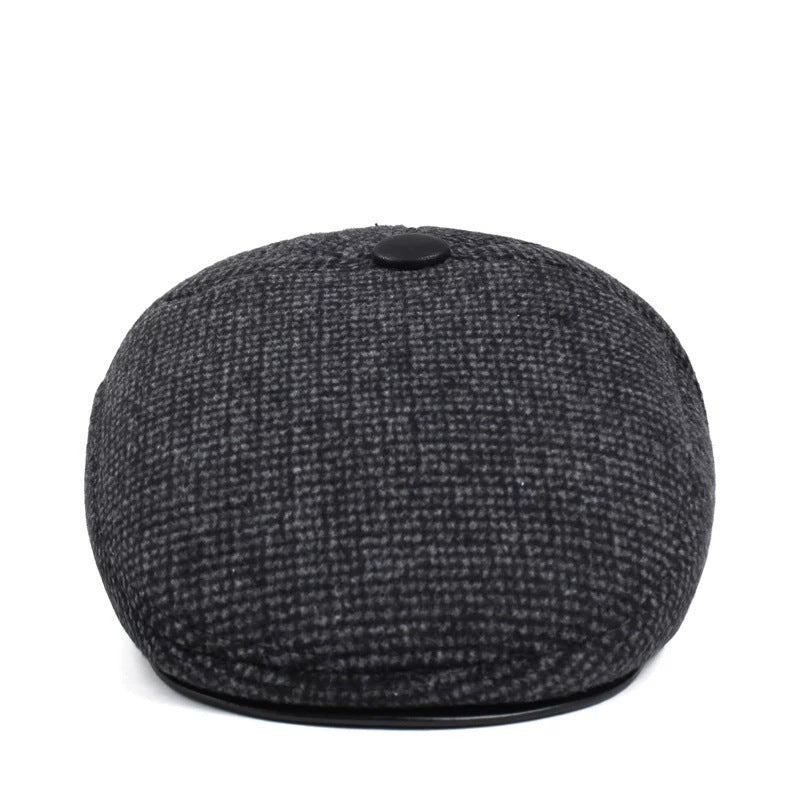 Men's Fashion Casual Winter Warm Peaked Cap