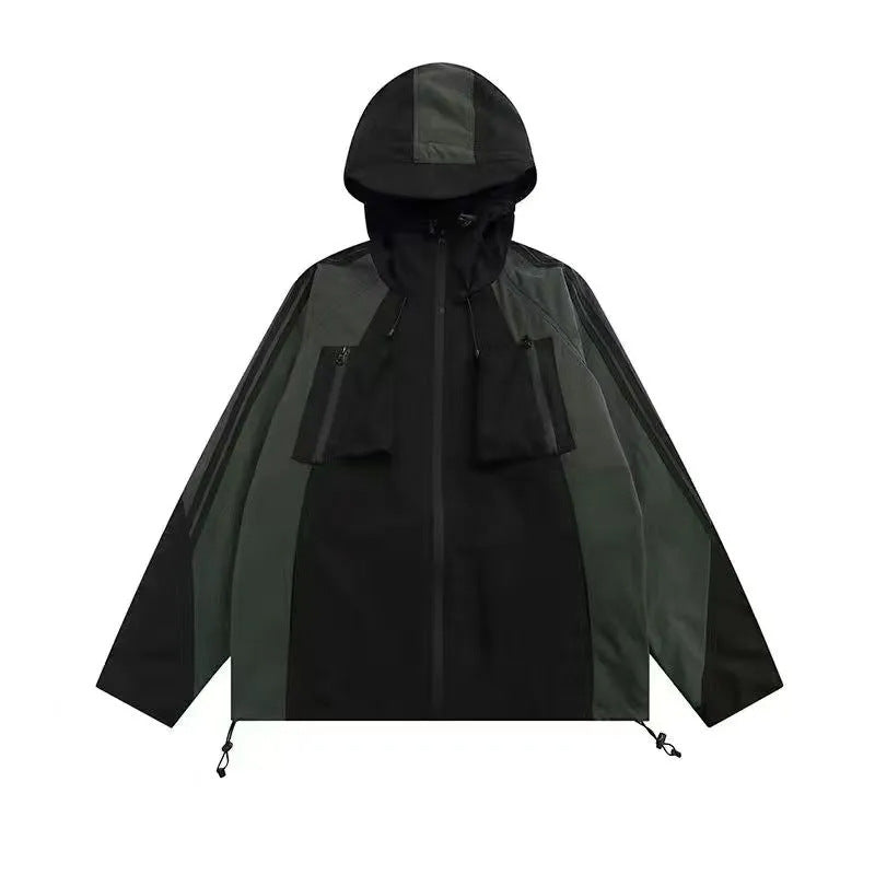 Shell Jacket Loose Waterproof Jacket Coat For Women