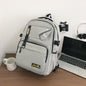 Retro Contrast Color Men's Travel Backpack