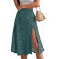 European And American Floral Skirt Package Hip Mid-rise